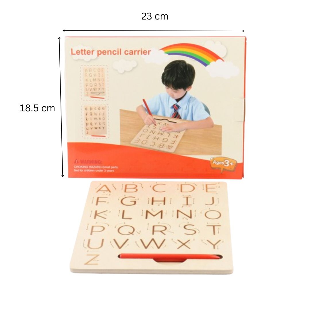 Tăbliță Montessori din lemn – Învață alfabetul