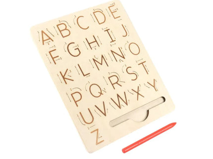 Tăbliță Montessori din lemn – Învață alfabetul - Bebeboo - Totul pentru copii. Jucării, Hăinuțe, Perne, Mobilier, Textile