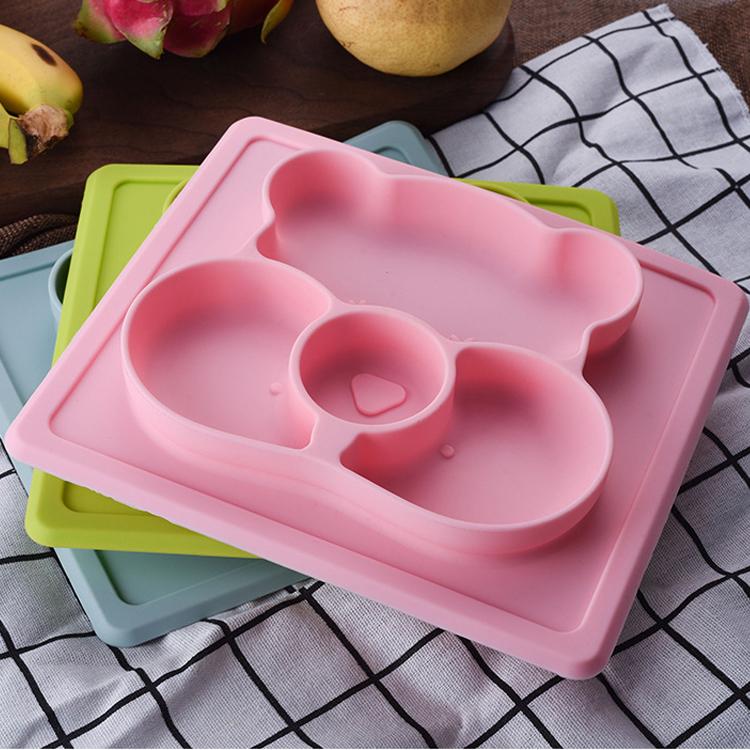 Taviță de diversificare din silicon – bebeluși 4 luni+, 22,5 × 20 × 2,5 cm