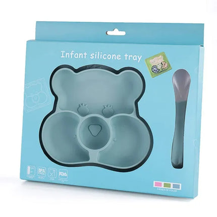 Taviță de diversificare din silicon – bebeluși 4 luni+, 22,5 × 20 × 2,5 cm