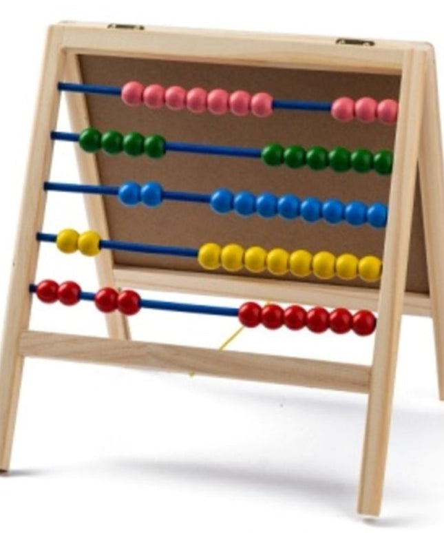 Tablă magnetică cu litere, cifre și numărătoare 24×25 cm – educativă și interactiva