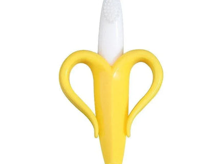 Jucărie de dentiție pentru bebeluși – Banană cu mânere, din silicon non-toxic, fără BPA - Bebeboo - Totul pentru copii. Jucării, Hăinuțe, Perne, Mobilier, Textile