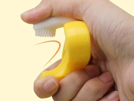 Jucărie de dentiție pentru bebeluși – Banană cu mânere, din silicon non-toxic, fără BPA - Bebeboo - Totul pentru copii. Jucării, Hăinuțe, Perne, Mobilier, Textile