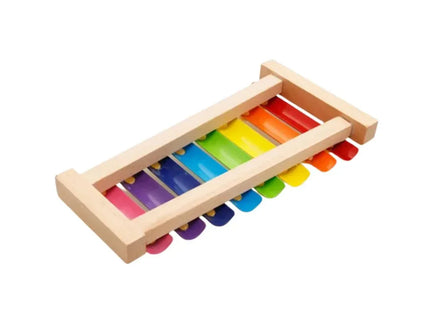 Xilofon din lemn cu 8 note muzicale și culori vii - Bebeboo - Totul pentru copii. Jucării, Hăinuțe, Perne, Mobilier, Textile