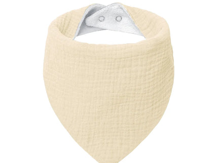 Baveta tip bandana pentru bebelusi, diverse culori, 0 luni+, muselina + bumbac terry