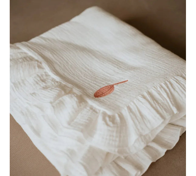 Paturica Muselina Alba - Bebeboo - Totul pentru copii. Jucării, Hăinuțe, Perne, Mobilier, Textile