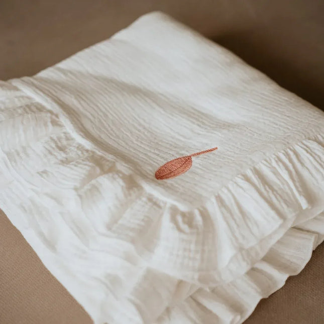 Paturica Muselina Alba - Bebeboo - Totul pentru copii. Jucării, Hăinuțe, Perne, Mobilier, Textile