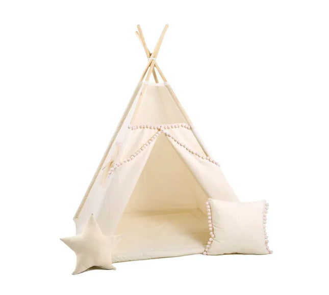 Cort teepee pentru copii Bubble Mesh, 110 cm x 110 cm - Bebeboo - Totul pentru copii. Jucării, Hăinuțe, Perne, Mobilier, Textile