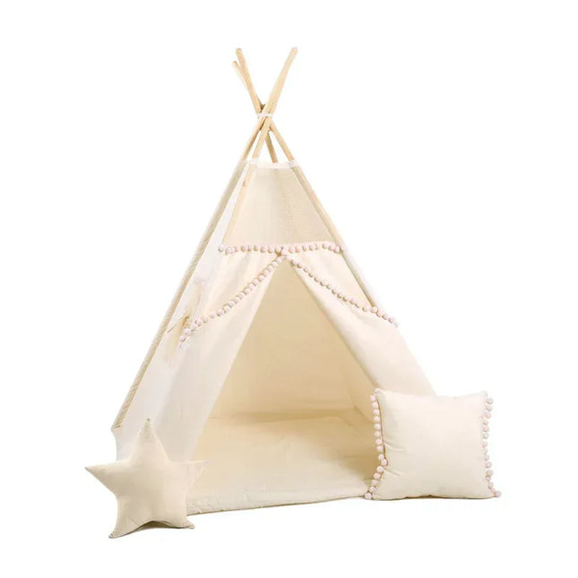 Cort teepee pentru copii Bubble Mesh, 110 cm x 110 cm - Bebeboo - Totul pentru copii. Jucării, Hăinuțe, Perne, Mobilier, Textile
