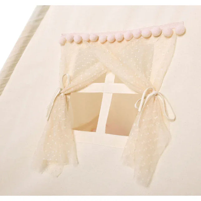 Cort teepee pentru copii Bubble Mesh, 110 cm x 110 cm - Bebeboo - Totul pentru copii. Jucării, Hăinuțe, Perne, Mobilier, Textile