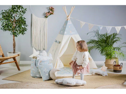 Cort teepee pentru copii, 110 cm x 110 cm - Mouselots - Bebeboo - Totul pentru copii. Jucării, Hăinuțe, Perne, Mobilier, Textile
